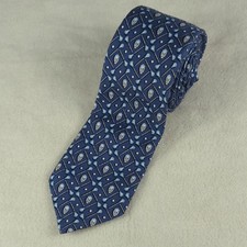 Vineyard Vines Lacrosse Blue All Over Print 100 Silk Mens Tie