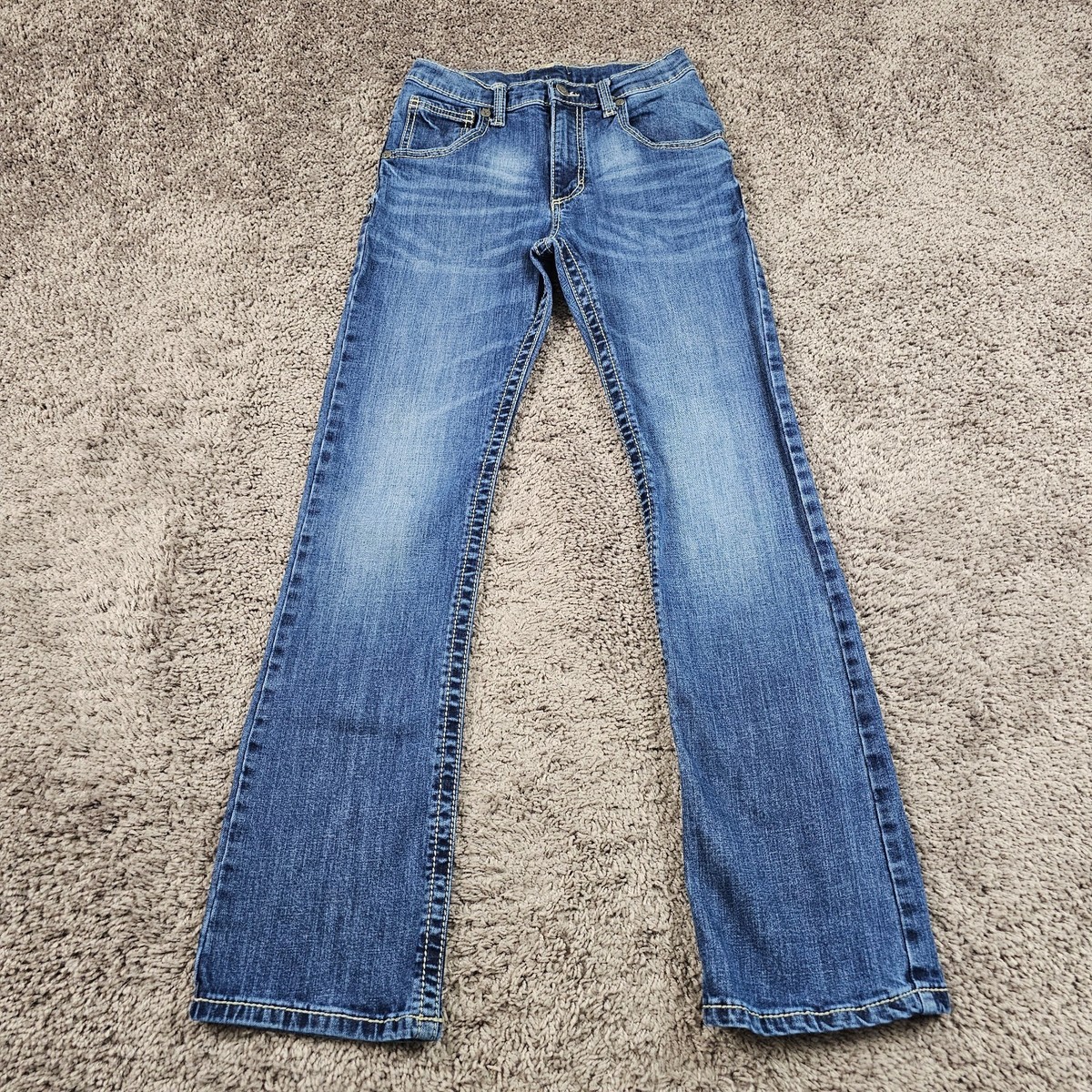 Wrangler Jeans Womens 24 Boot Cut Mid Rise Medium Wash Stretch