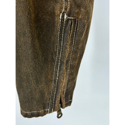 ジャケット・アウター Harley-DavidsonMileage Club / Distressed Harley Davidson Men's MEDIUM Distressed Genuine Motor Clothes