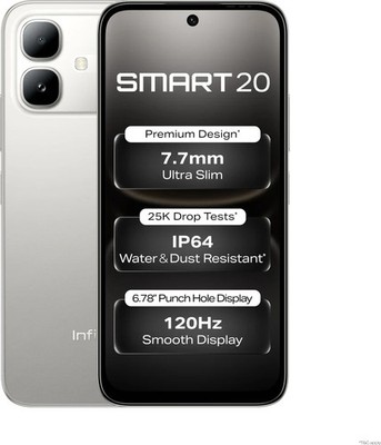 Infinix SMART 20 (TITANIUM , 64 GB 4 GB RAM) Helio G81 Ultimate Unlocked Phone.