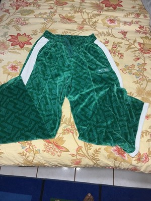 Authentic Puma Squid Game T7 Iconic  Track Sz S Pants Grn /white No Returns