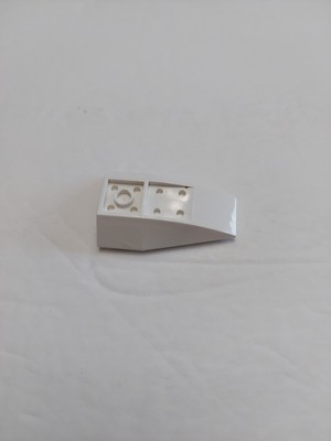 43713 LEGO Parts~(1) Wedge 6 x 4 Inverted w Curved Bottom WHITE 43713