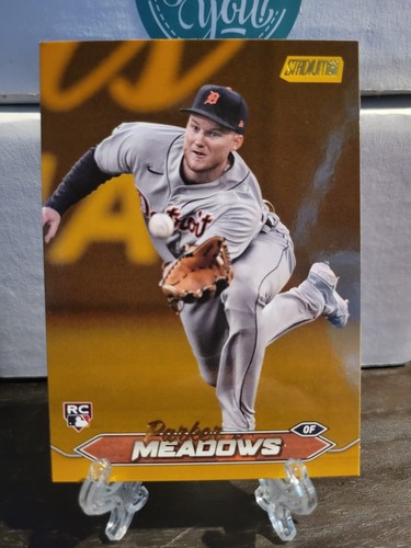 2024 Topps Stadium Club - Parker Meadows #105 Gold Foil RC