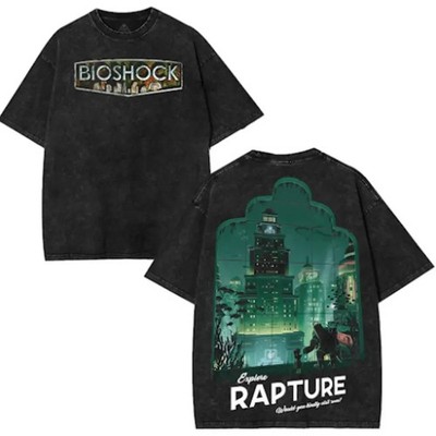 Bioshock would you kindly best daddy v3 art horror fsp game movie Game Tshirt