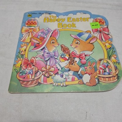 Vintage 1985 A Golden Shape Book The Happy Easter Book by Josie Jones Children s