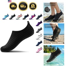 Water Shoes Women Men Adult Quick-Dry Aqua Socks Barefoot Non Slip for Beach ...
