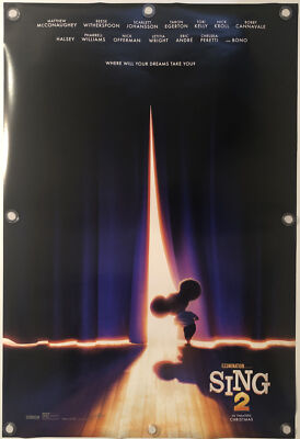 SING 2 Original 27'' X 40'' DS/Rolled Movie Poster - 2021