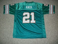 Unsigned JIM KIICK Custom Miami White Sewn New Football Jersey S-3XL Both Colors