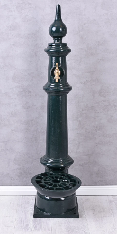 Säulenbrunnen Aluminium Brunnen Antik Standbrunnen Landhaus Zierbrunnen 120cm - Bild 2 von 4