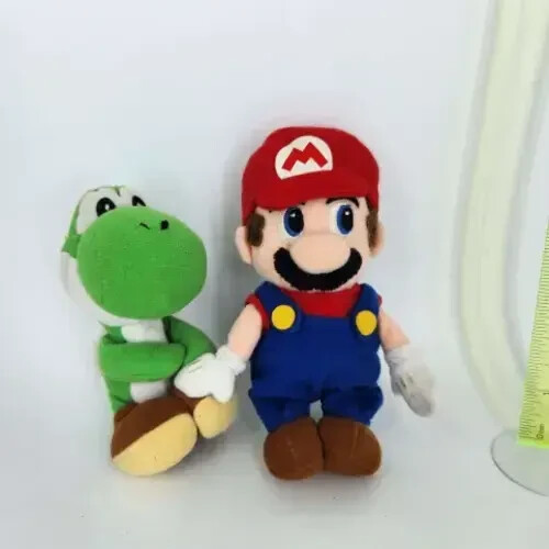 スーパーマリオサンシャイン ぬいぐるみ マグネット 三英貿易 2002 任天堂 Super Mario Sunshine Plush Magnet Clingers 2002 NINTENDO SANEI'S