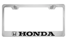 Chrome License Plate Frame for Honda