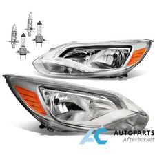 Headlight For 2012 2013 2014 Ford Focus Headlamp Assembly Chrome Housing Amber Headlight For 2012 2013 2014 Ford Focus Headlamp Assembly Chrome Housing Amber