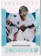 2022-23 ARTIFACTS ROOKIE CLEAR CUT RETRO MADS SOGAARD OTTAWA SENATORS #CCR-7