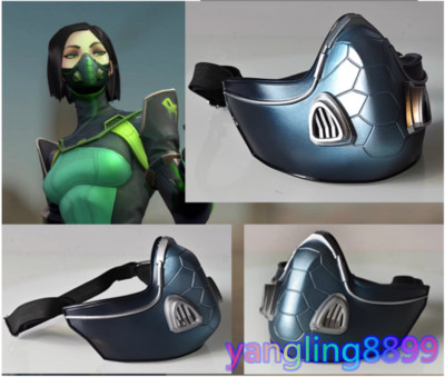 VALORANT Viper Cosplay Mask FRP Half Mask Comic Con Party Coser Costume Prop 