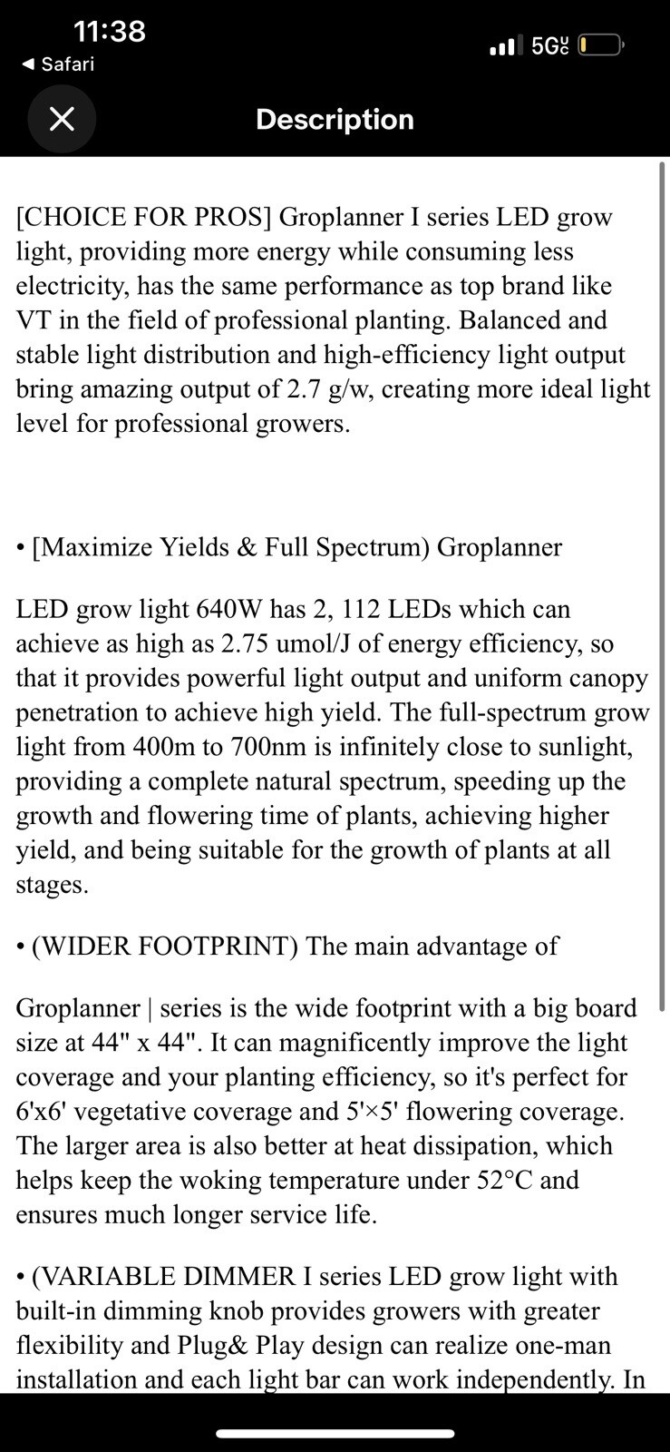 Led Grow Light eBay