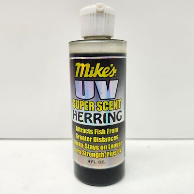 Atlas Mikes UV Super Scent Fishing 4 fl oz Herring 6608