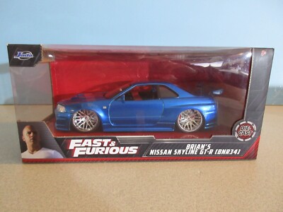 ホビーラジコン FAST & FURIOUS Brian's Nissan Skyline Fast & Furious Brian's Nissan Skyline GT-R (R34) | eBay