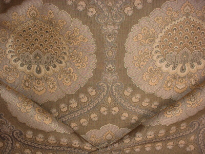 5-3/4Y Scalamandre TI 00022000 Ravello Gold Bronze Drapery Upholstery Fabric