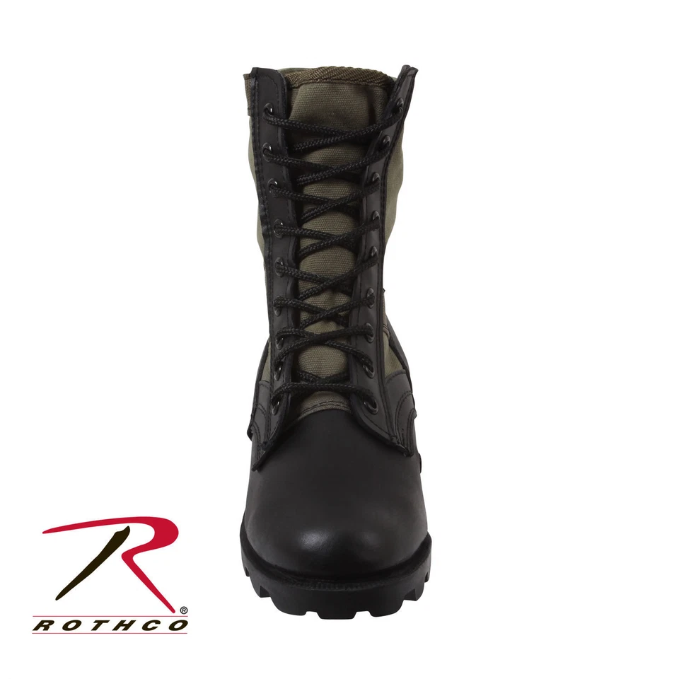 Botas de Selva de Cuero Táctico Estilo Militar Olive Drab-8" ROTHCO 5080 Foto 2 de 4