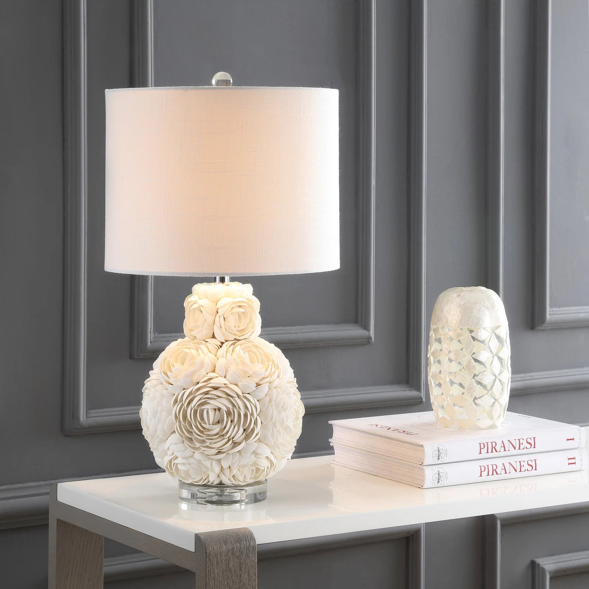 led ginger table lamp