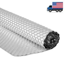 Embossed Aluminium Fit Car Exhaust Heat Shield Kit, 28'' x 20'' 1800F Continuous