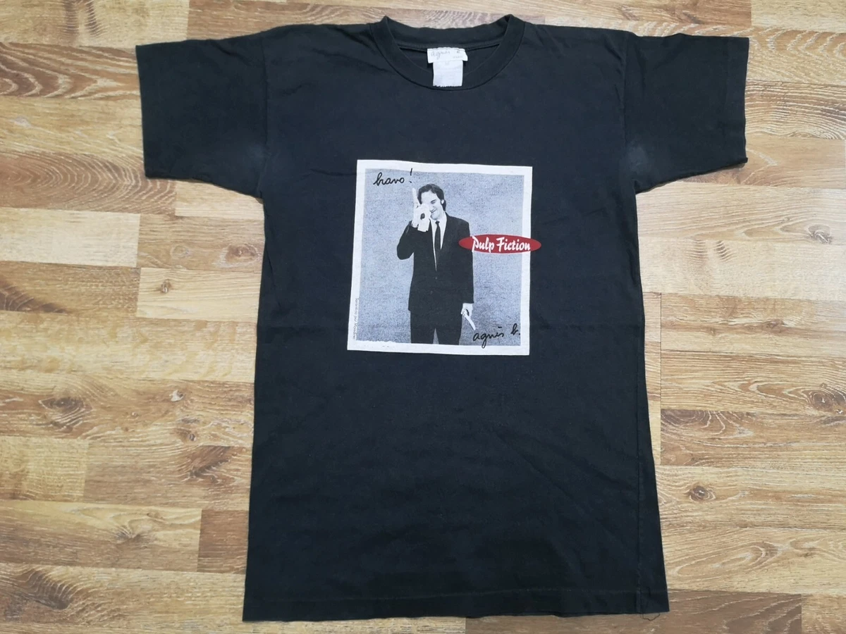 Super Rare Vintage 90's Pulp Fiction Agnes B Quentin Tarantino Movie Promo Shirt