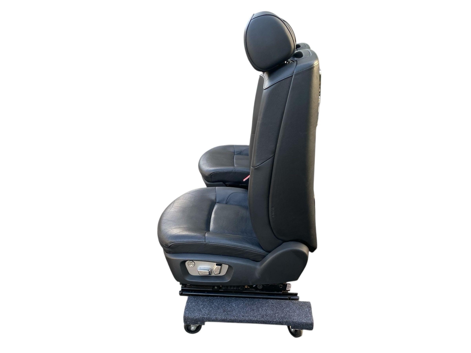 2009-2014 ROLLS ROYCE GHOST FRONT LEFT RIGHT SEAT ASSEMBLY SET BLACK LEATHER OEM