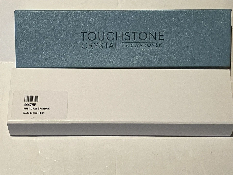 Collar de bronce rústico con pavé de piedra táctil con 27 cristales Swarovski de ámbar 16"-20"-NUEVO Foto 2 de 4