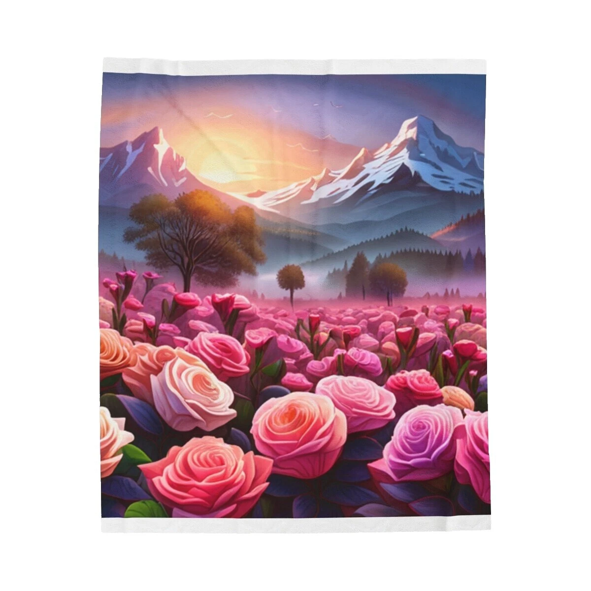 Cobijas y mantas Rosa