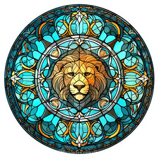 Autoaufkleber Sticker Buntglas Sternzeichen Aufkleber