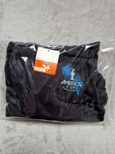 PUMA SPORTLIFESTYLE ACEA MERCH GIRL HOODY NAVY NEW JUNIOR 3O/32 SIZE 152CM - Picture 6 of 6