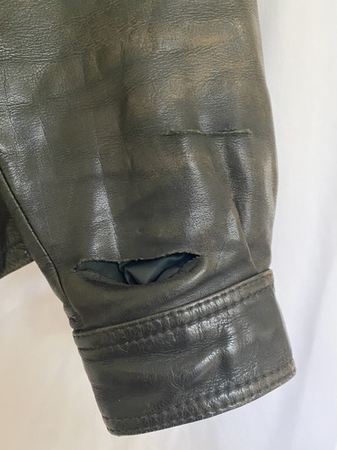Vintage Mens Hein Gericke Leather Motorcycle Jacket Black UK Size Large Biker - Picture 6 of 21