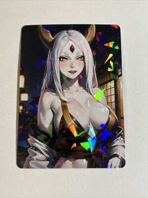 ? Sexy Goddess Waifu Anime Doujin Card