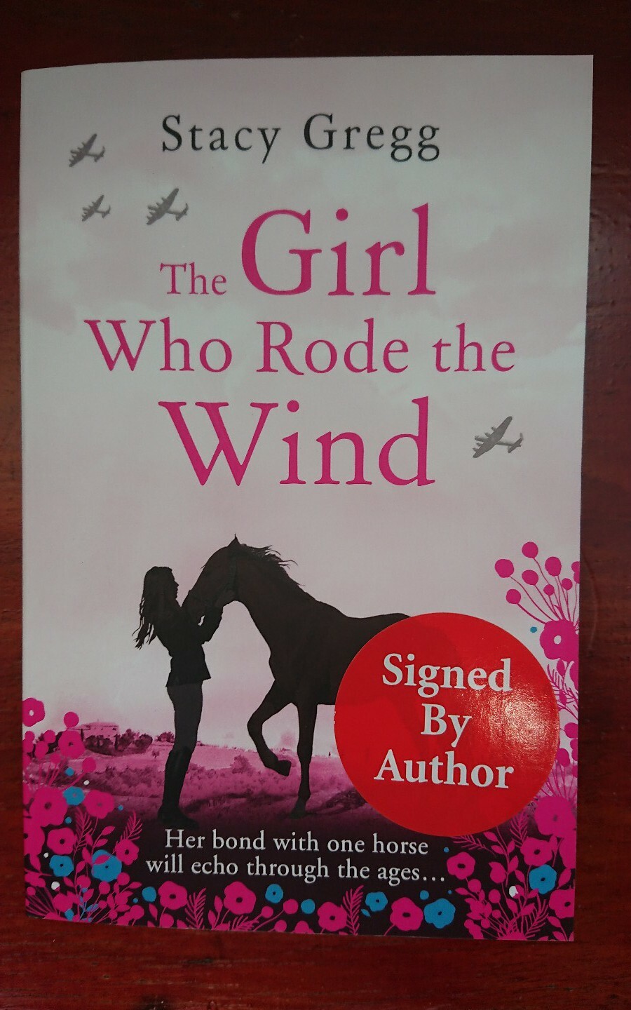 The Girl Who Rode the Wind Stacy Gregg SIGNED COPY teen fiction horse pony story