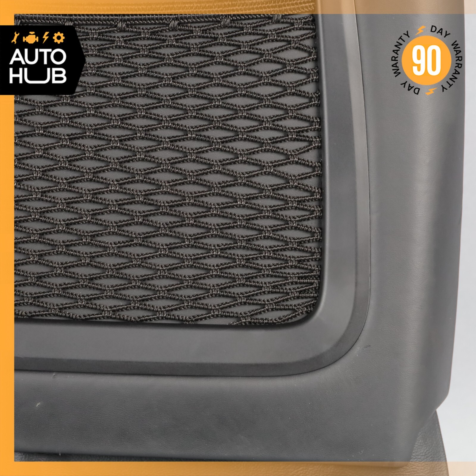 14-22 Maserati Ghibli M157 Front Right Side Seat Back Cover Black OEM