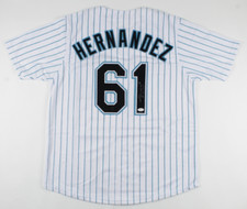 LIVAN HERNANDEZ '1997 WS MVP' Signed EL DUQUE Custom  XL Jersey (JSA Basic COA)