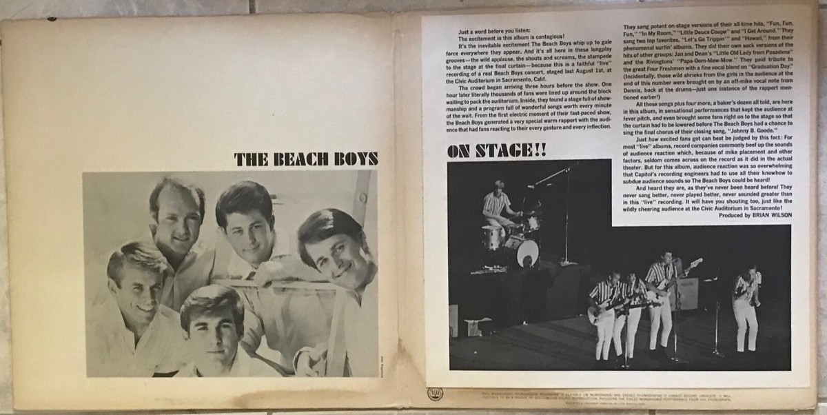 The Beach Boys - Concert - 1964 - Vinyl LP Gatefold -Mono | eBay
