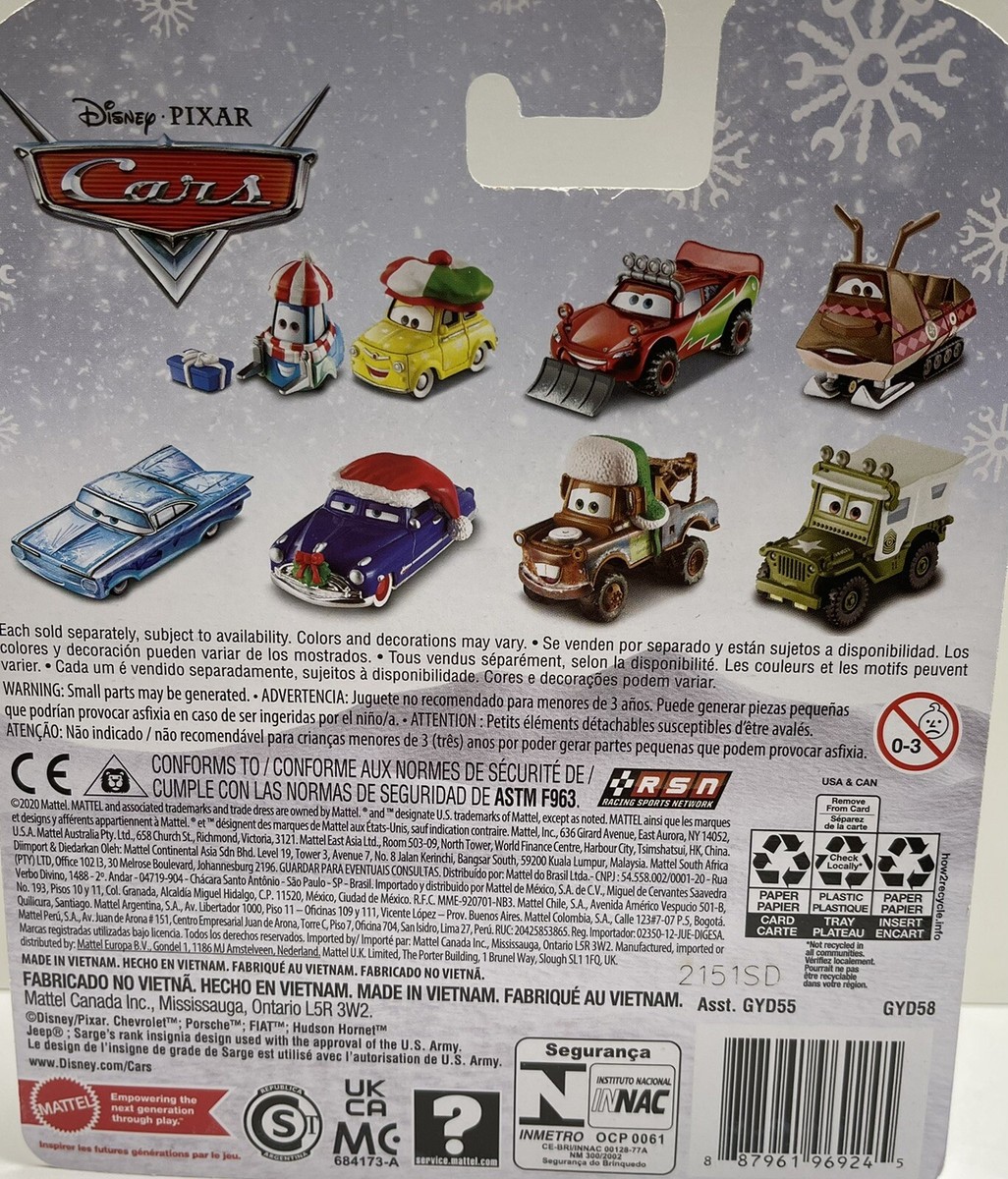 Disney PIXAR Cars SALLY Christmas Winter Holiday Series 2022 NEW
