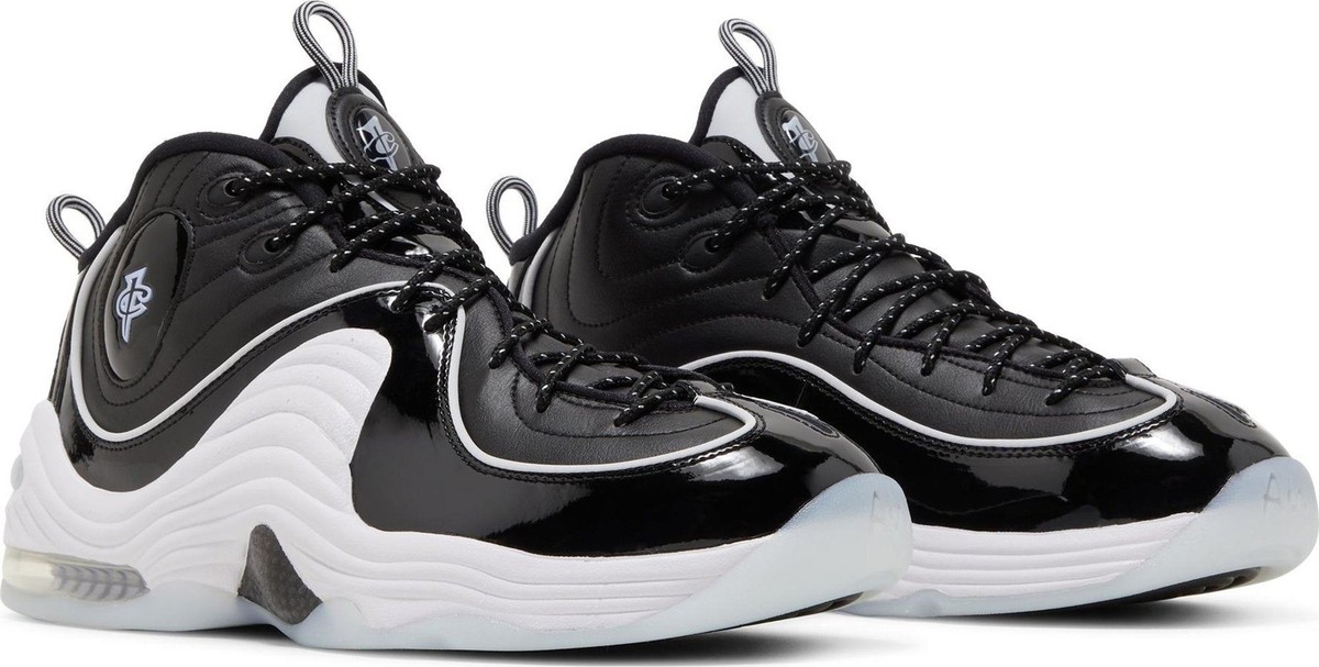 DV0817-001] Mens Nike AIR PENNY 2 'BLACK PATENT FOOTBALL GREY' | eBay