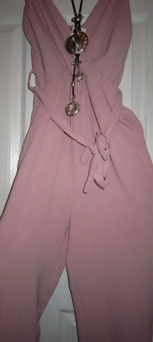Dusty pink cheap jumpsuit