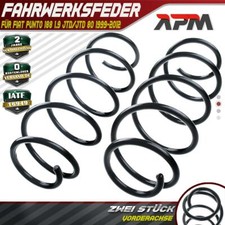 2x Federn Fahrwerksfeder Vorderachse für Fiat Punto 188 1.9 JTD/JTD 80 1999-2012