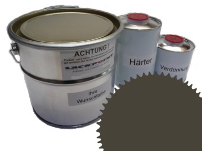 1 Liter Set 2K Autolack RAL 7013 Braungrau Matt kein Klarlack Lackpoint Grau !