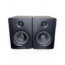 Altoparlanti monitor da studio M-Audio BX5 D2 alimentati (coppia) neri, usati. 