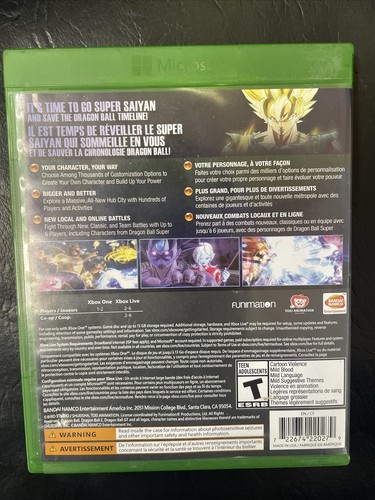 Dragon Ball Xenoverse 2 (Microsoft Xbox One, 2016) FAST FREE SHIPPING ๐ฅ - Picture 2 of 4