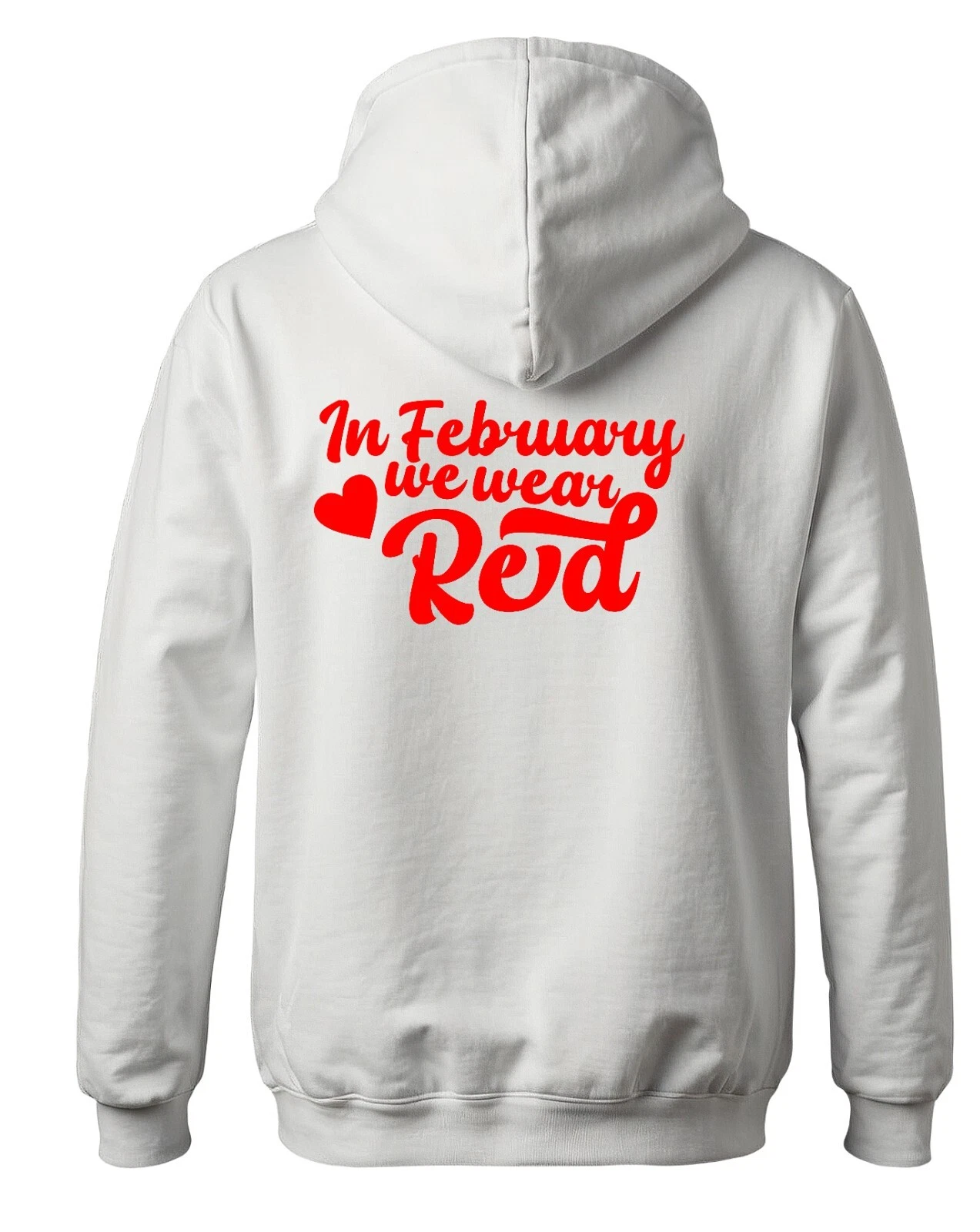 A febbraio indossiamo felpa rossa San Valentino regalo San Valentino cappuccio coppia
