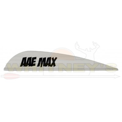 AAE Archery Max Stealth Vanes - White - 50pk - MSWH50