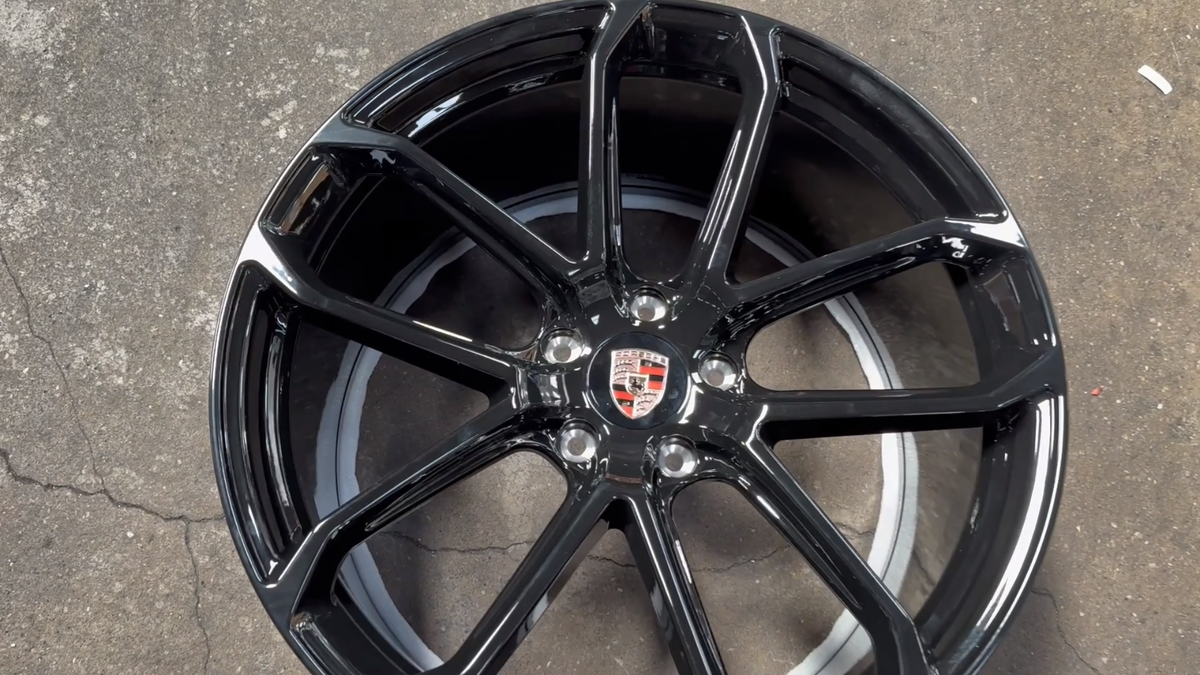 New 22 inch BLACKOUT FORGED GTS (4 Wheel) 2024 PORSCHE Cayenne 