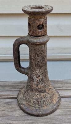 Vintage Vulcan Brand Railroad Jack ll & B Co. 1-1/4 x 10 screw | eBay Vintage Vulcan Brand Railroad Jack ll & B Co. 1-1/4 x 10 screw | eBay