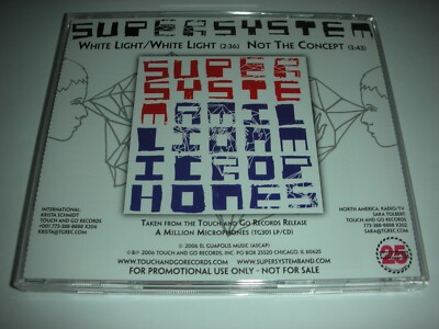 Super System - White Light/Not the Concept - 2 Track