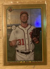 2020 Bowman 1990 Bowman Gold Refractor /50 Max Scherzer #90B-MS